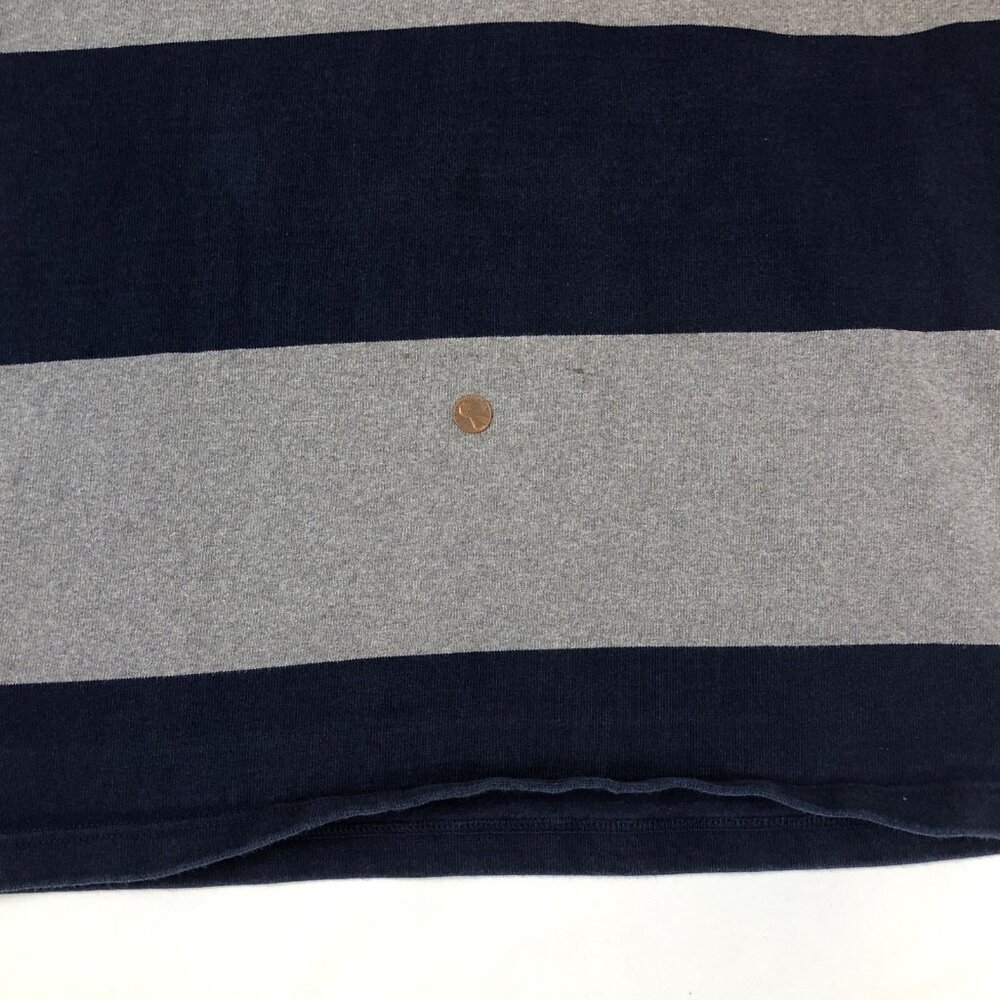 Villanova Lacrosse Barbarian Hooded Striped Rugby Long Sleeve #17 Mens Large - Picture 6 of 13